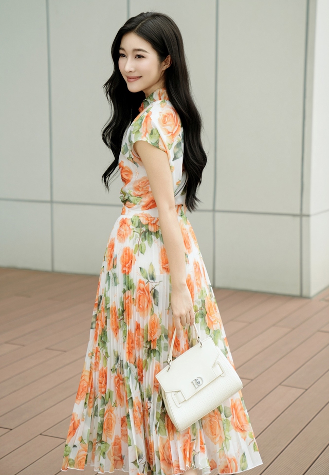Mặc đẹp, sang dễ dàng cùng váy sơ mi họa tiết- Ảnh 4.