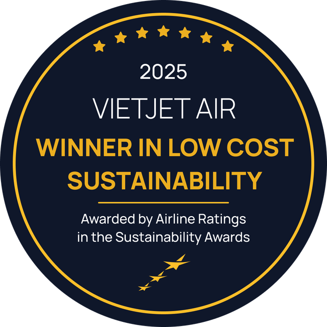AirlineRatings vinh danh Vietjet trong Top hãng hàng không bền vững toàn cầu năm 2025- Ảnh 1.