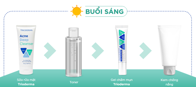 Gợi ý các bước chăm sóc da mụn với Trioderma chuẩn chuyên gia da láng mịn - Ảnh 11.