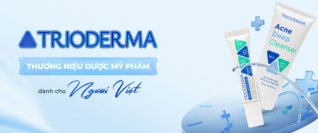 Gợi ý các bước chăm sóc da mụn với Trioderma chuẩn chuyên gia da láng mịn - Ảnh 2.