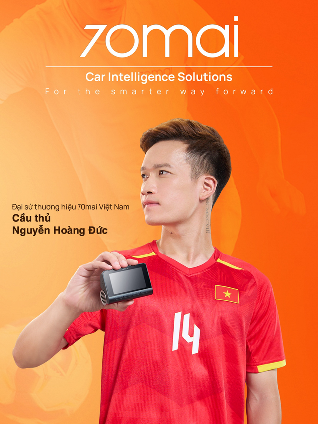 Nguyễn Hoàng Đức trở thành Đại sứ thương hiệu camera hành trình 70mai- Ảnh 2.