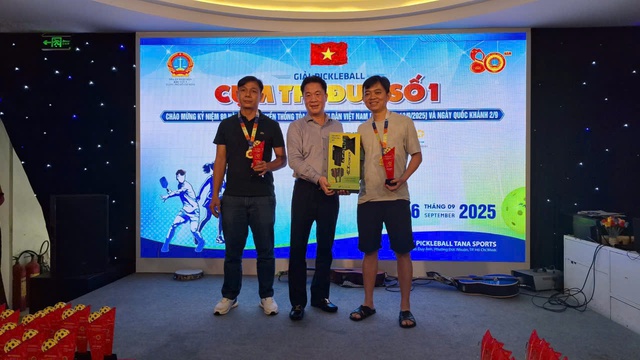 Sôi nổi giải pickleball TAND TP.HCM mở rộng 2025 - Ảnh 8.