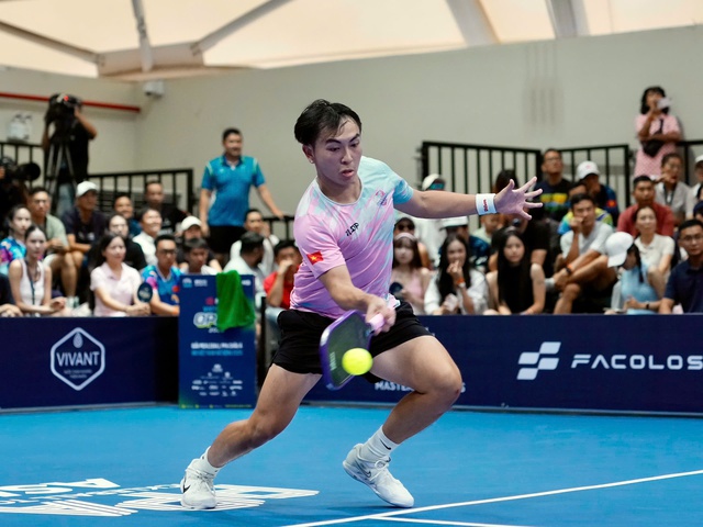 Phúc Huỳnh 'out trình' ở giải pickleball PPA Tour Asia Việt Nam mở rộng - Ảnh 1.