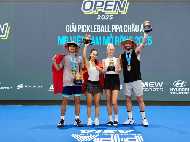 Phúc Huỳnh 'out trình' ở giải pickleball PPA Tour Asia Việt Nam mở rộng - Ảnh 3.