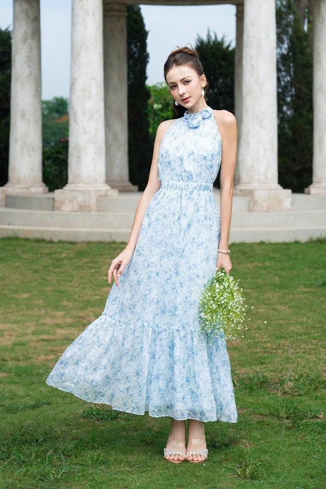 Nét dịu dàng, lãng mạn lên ngôi với váy maxi - Ảnh 6.