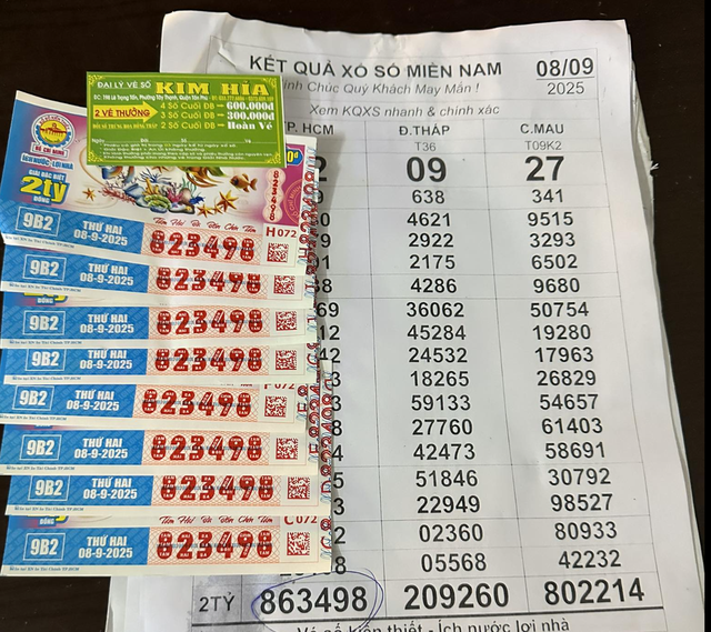 Xổ số miền Nam ngày 8 tháng 9, nhiều khách trúng đài TP.HCM đổi thưởng sớm- Ảnh 1.