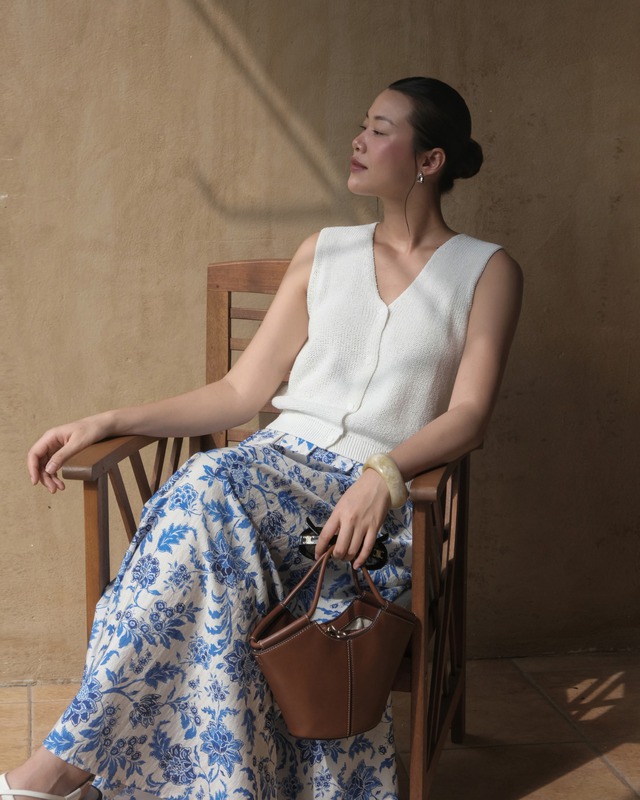 Chân váy dài họa tiết - Ảnh 5.