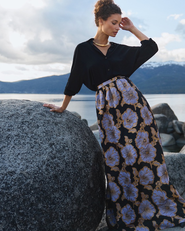 Chân váy dài họa tiết - Ảnh 7.