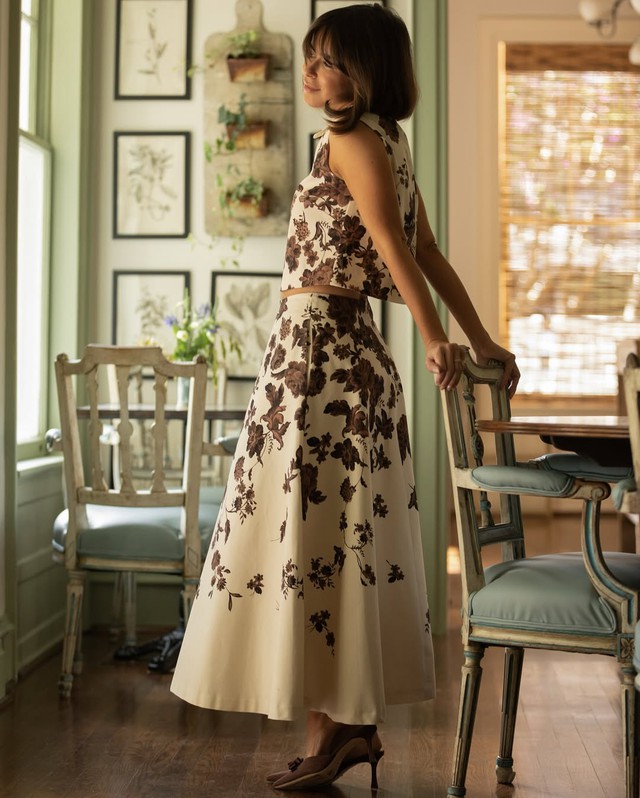 Chân váy dài họa tiết - Ảnh 6.