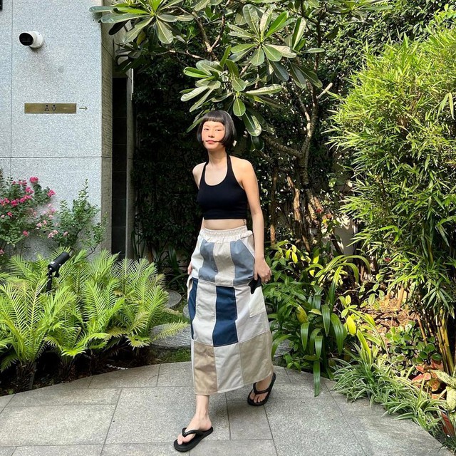 Biến hóa đa sắc màu với phong cách thời trang patchwork- Ảnh 1.