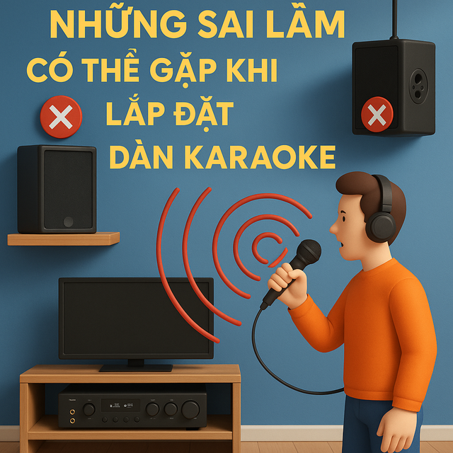 Những sai lầm có thể gặp khi lắp đặt dàn karaoke tại nhà - Ảnh 1. Những sai lầm có thể gặp khi lắp đặt dàn karaoke tại nhà - Ảnh 1.