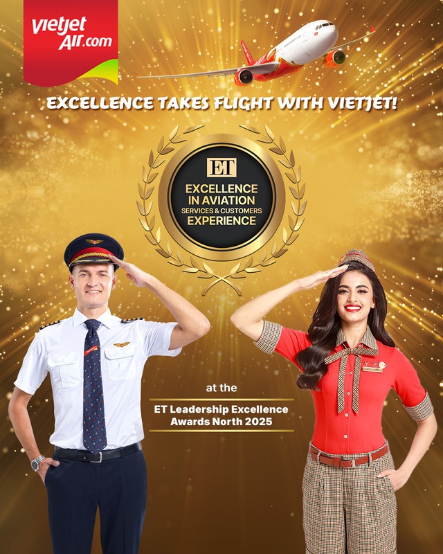 Vietjet nhận giải thưởng 'Xuất sắc về dịch vụ Hàng không và Trải nghiệm khách hàng'- Ảnh 2.