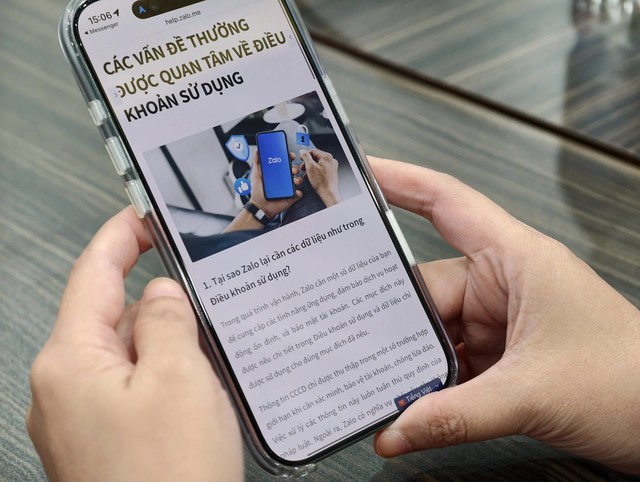Y&ecirc;u cầu của Zalo v&agrave; khoảng trống ph&aacute;p luật dữ liệu c&aacute; nh&acirc;n- Ảnh 1.