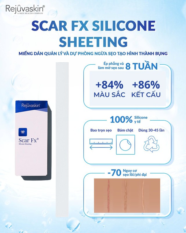 Review miếng d&aacute;n sẹo lồi Rejuvaskin Scar FX c&oacute; hiệu quả với cả sẹo l&acirc;u năm?- Ảnh 6.