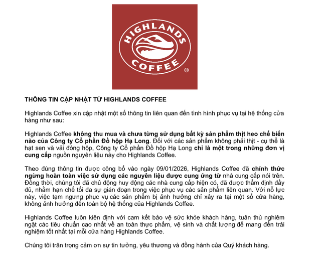 Highlands Coffee bán lại trà sen vàng, trà vải ở một số cửa hàng- Ảnh 2. Highlands Coffee bán lại trà sen vàng, trà vải ở một số cửa hàng- Ảnh 2.