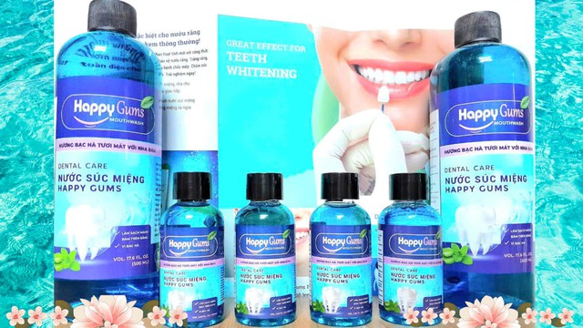 Ra mắt sản phẩm nước s&uacute;c miệng 'Happy Gums' chăm s&oacute;c hiệu quả cho răng miệng- Ảnh 1.