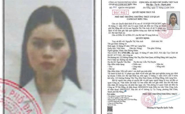 Truy nã đặc biệt kế toán Phòng khám đa khoa quốc tế Đà Nẵng- Ảnh 2. Truy nã đặc biệt kế toán Phòng khám đa khoa quốc tế Đà Nẵng- Ảnh 2.