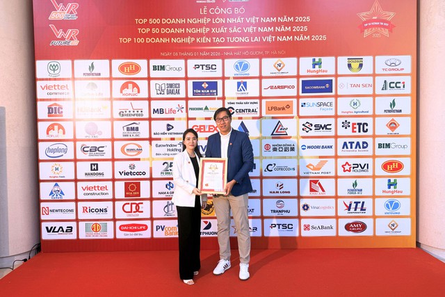 Handong E&C được vinh danh Top 100 Doanh nghiệp kiến tạo tương lai Việt Nam 2025- Ảnh 4.