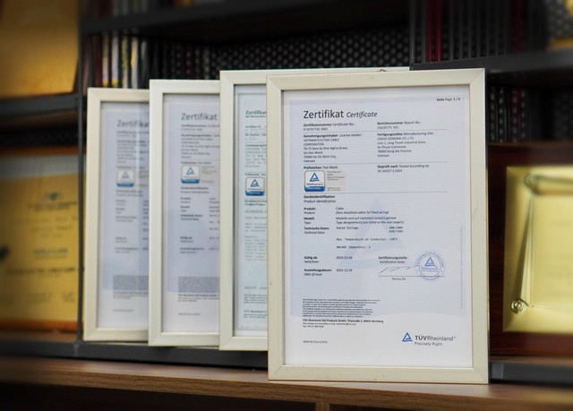 CADIVI tiên phong đạt chuẩn TUV Rheinland dây điện dân dụng chất lượng cho công trình- Ảnh 1. CADIVI tiên phong đạt chuẩn TUV Rheinland dây điện dân dụng chất lượng cho công trình- Ảnh 1.