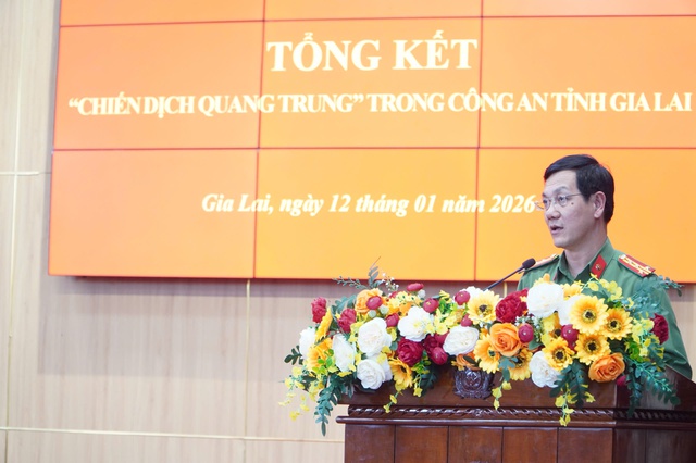 Công an Gia Lai tổng kết 'Chiến dịch Quang Trung' - Ảnh 2.