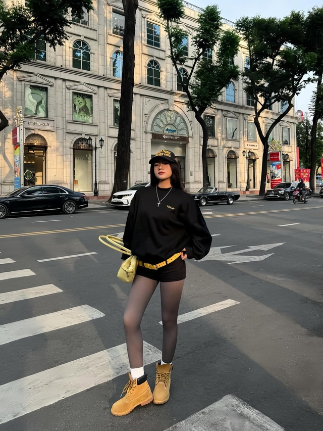 Áo nỉ phối quần shorts tạo bản phối ‘trái mùa’ đầy ngẫu hứng - Ảnh 5.