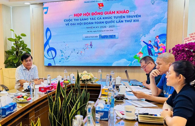 Đã chọn được tác phẩm xuất sắc của cuộc thi Sáng tác ca khúc Đại hội Đoàn XIII - Ảnh 3. Đã chọn được tác phẩm xuất sắc của cuộc thi Sáng tác ca khúc Đại hội Đoàn XIII - Ảnh 3.