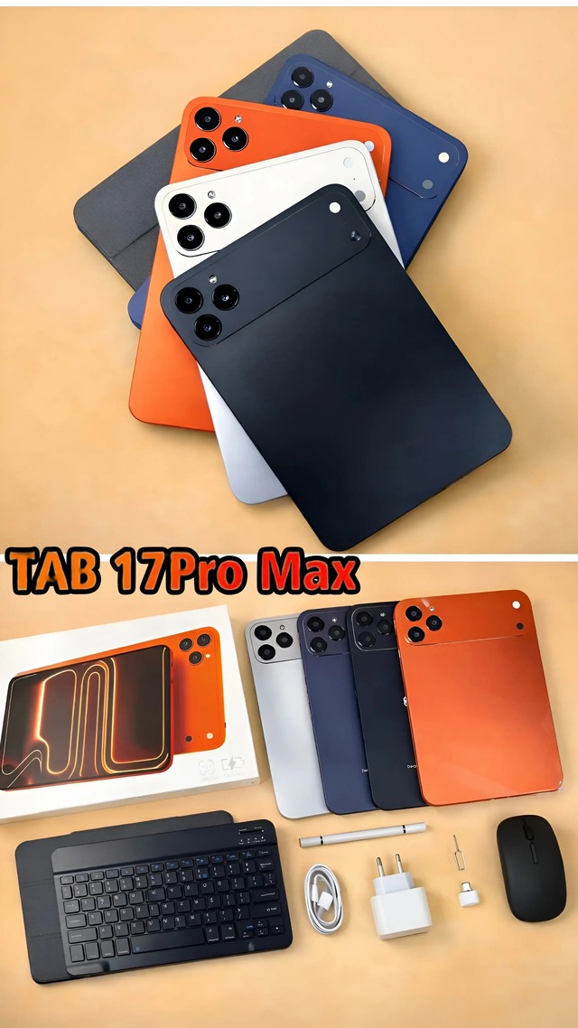 Độc lạ chiếc tablet 'nh&aacute;i' iPhone 17 Pro Max với 'nội thất' Android - Ảnh 1.