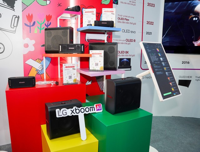 Giới trẻ tương t&aacute;c với c&ocirc;ng nghệ từ LG tại Lễ hội Thiết kế H&agrave; Nội 2026- Ảnh 6.