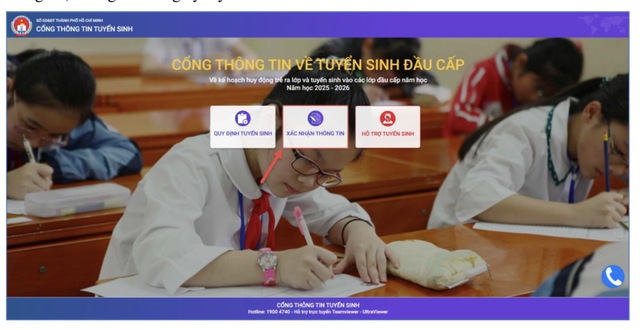 Tuyển sinh đầu cấp tại TP.HCM: Các bước xác nhận thông tin phụ huynh cần lưu ý - Ảnh 3.