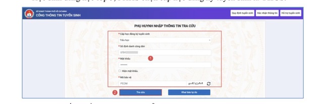 Tuyển sinh đầu cấp tại TP.HCM: C&aacute;c bước x&aacute;c nhận th&ocirc;ng tin phụ huynh cần lưu &yacute; - Ảnh 4.