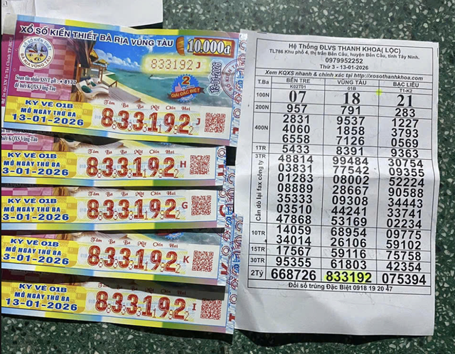 3 chị em cùng hàng xóm trúng độc đắc, chia nhau 10 tỉ xổ số miền Nam - Ảnh 1.