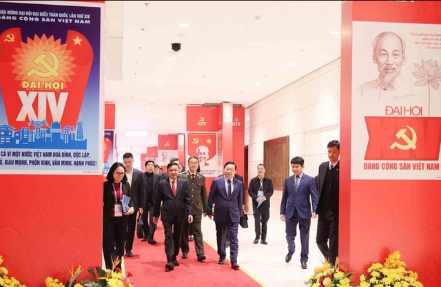 Tổng duyệt c&ocirc;ng t&aacute;c tổ chức phục vụ Đại hội XIV diễn ra thuận lợi tại H&agrave; Nội - Ảnh 1.