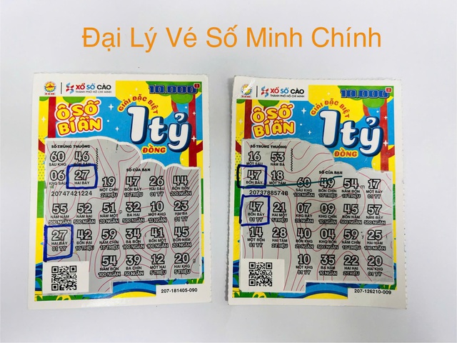 Tr&ugrave;ng hợp hiếm thấy: Đại l&yacute; đổi 2 xổ số c&agrave;o TP.HCM tr&uacute;ng 1 tỉ c&ugrave;ng l&uacute;c - Ảnh 1.
