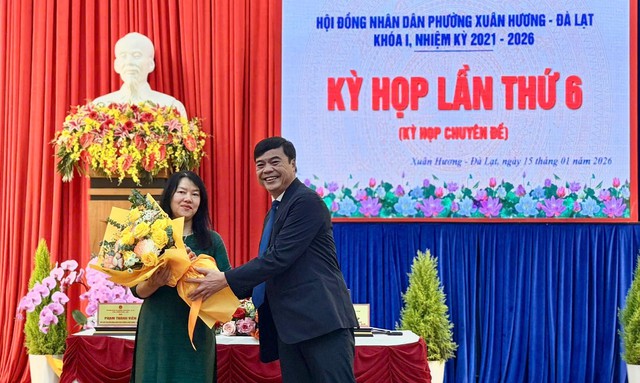 Phường Xu&acirc;n Hương v&agrave; L&acirc;m Vi&ecirc;n - Đ&agrave; Lạt c&oacute; t&acirc;n chủ tịch UBND phường mới - Ảnh 4.