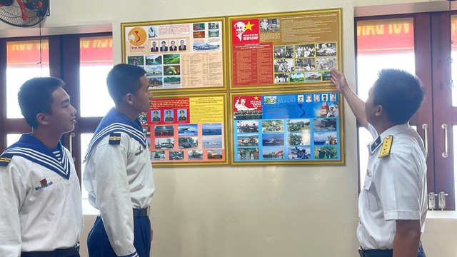 C&aacute;n bộ, chiến sĩ DK1 giữa biển khơi hướng về Đại hội XIV của Đảng- Ảnh 6.