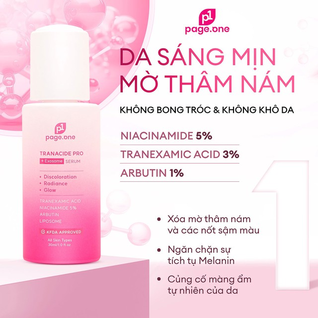 Top 3 serum tranexamic acid giúp mờ nám sạm sau 4 tuần dù námchân sâu, lâu năm - Ảnh 4.