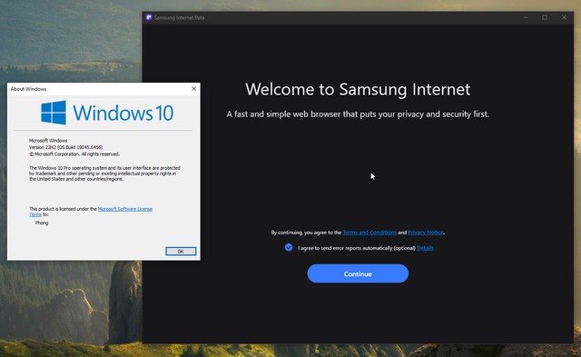 Samsung lặng lẽ tung tr&igrave;nh duyệt 'nh&agrave; trồng' cho người d&ugrave;ng Windows - Ảnh 1.