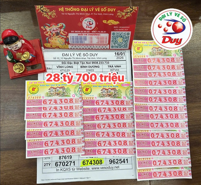 10 người tr&uacute;ng độc đắc xổ số miền Nam đ&agrave;i B&igrave;nh Dương, chia nhau 28 tỉ - Ảnh 1.