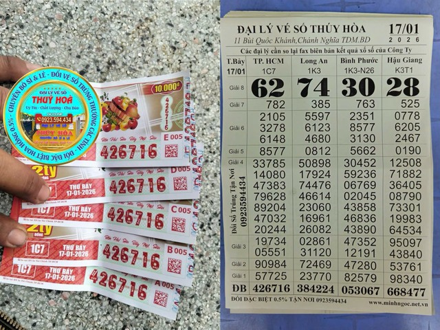 Kh&aacute;ch ở Kh&aacute;nh H&ograve;a tr&uacute;ng 10 tỉ xổ số miền Nam ng&agrave;y 17 th&aacute;ng 1 đ&agrave;i TP.HCM - Ảnh 1.