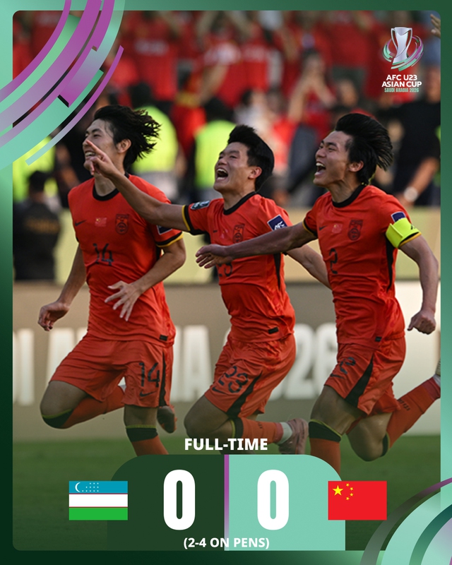 Truyền th&ocirc;ng Trung Quốc vỡ &ograve;a, khen nức nở đội nh&agrave; lập kỳ t&iacute;ch khi v&agrave;o b&aacute;n kết gặp Việt Nam- Ảnh 1.