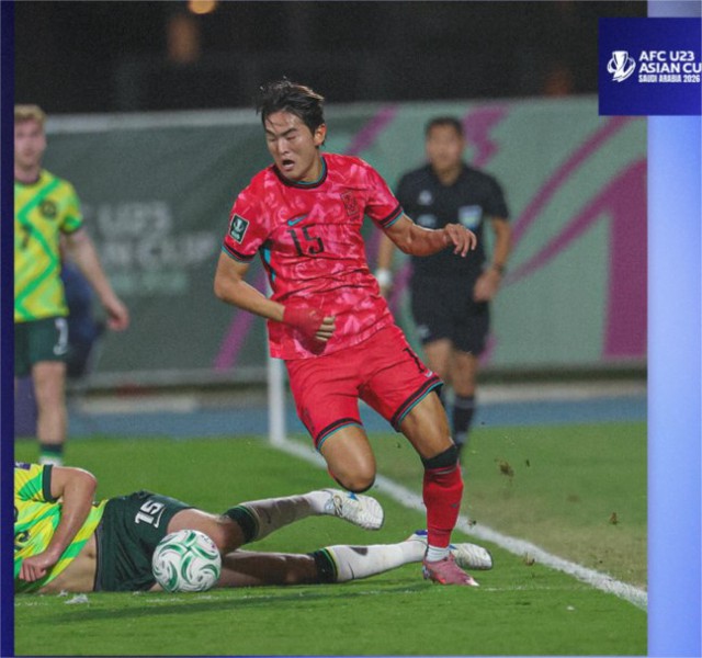 U.23 Hàn Quốc vất vả hạ U.23 Úc, đối đầu Nhật Bản ở bán kết châu Á- Ảnh 2. U.23 Hàn Quốc vất vả hạ U.23 Úc, đối đầu Nhật Bản ở bán kết châu Á- Ảnh 2.