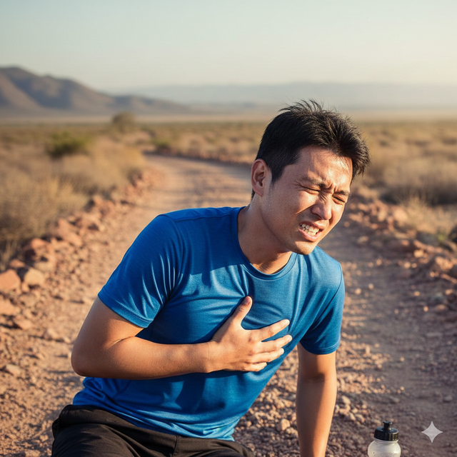 Nguy cơ ngừng tim đột ngột khi vận động qu&aacute; sức - Ảnh 1.