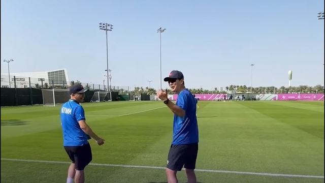 Kh&ocirc;ng nghỉ ngơi, U.23 Việt Nam tập ngay cho b&aacute;n kết: HLV Kim 'nhớ phở nhưng đợi xong 2 trận cuối&rsquo;- Ảnh 6.