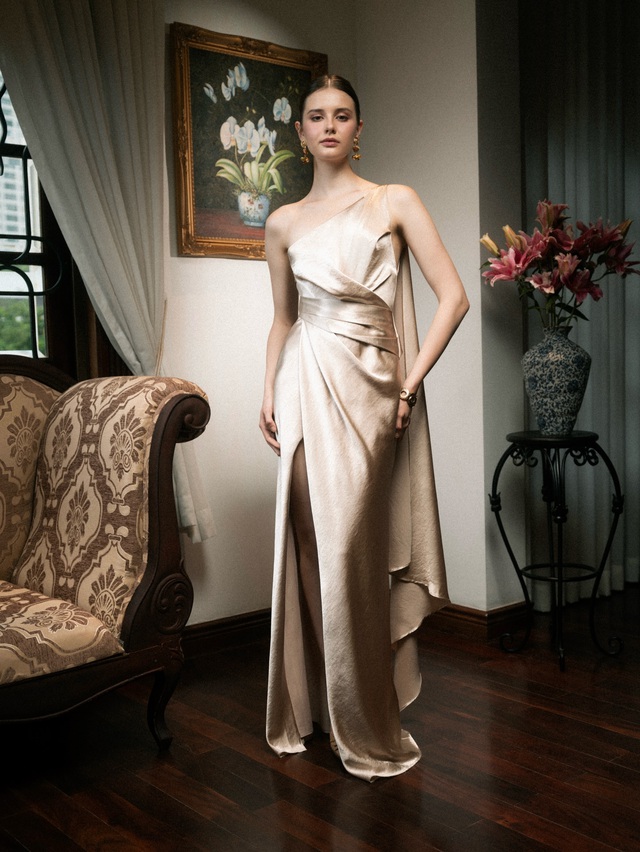 Lụa và taffeta - hai chất liệu định hình phong cách cao cấp- Ảnh 8.