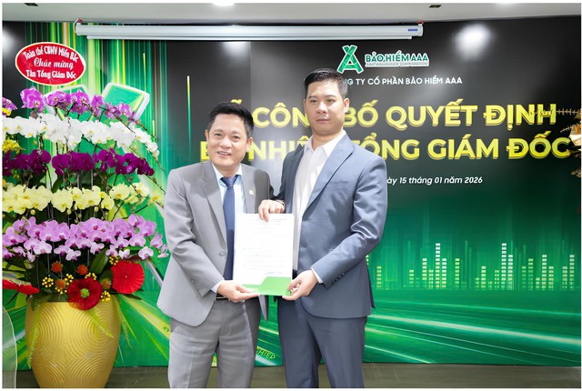 Tổng c&ocirc;ng ty cổ phần Bảo hiểm AAA bổ nhiệm Tổng gi&aacute;m đốc mới- Ảnh 1.