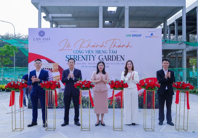 Lan Anh Avenue kh&aacute;nh th&agrave;nh c&ocirc;ng vi&ecirc;n trung t&acirc;m 2.000 m2 giữa l&ograve;ng thủ phủ c&ocirc;ng nghiệp   - Ảnh 1.