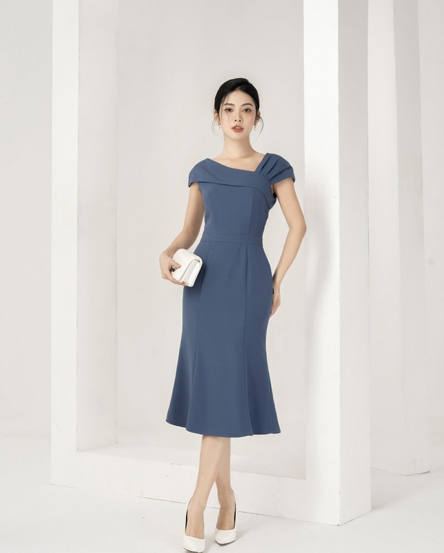 Đầm đuôi cá: Bí quyết tôn đường cong quyến rũ trong từng bước chân- Ảnh 3. Đầm đuôi cá: Bí quyết tôn đường cong quyến rũ trong từng bước chân- Ảnh 3.