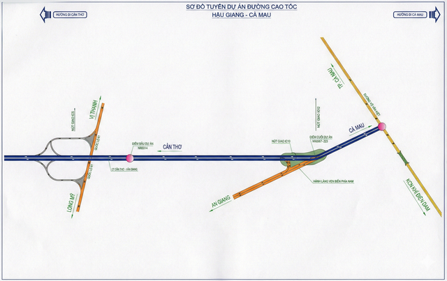 Cao tốc Hậu Giang - C&agrave; Mau ch&iacute;nh thức th&ocirc;ng xe to&agrave;n tuyến từ 11h trưa nay  - Ảnh 2.