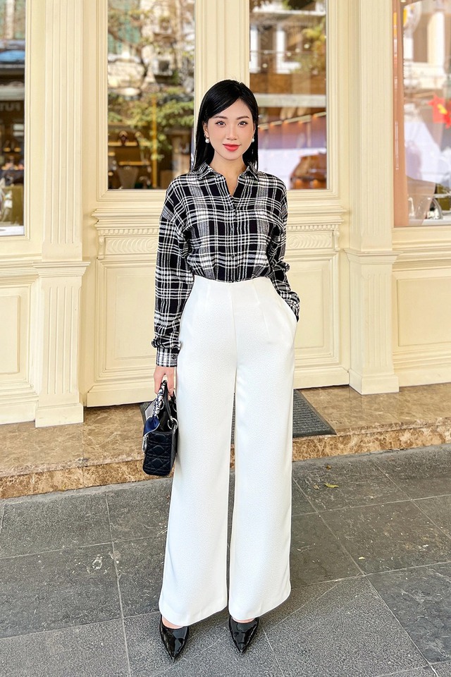 Sơ mi và quần ống rộng: Khi sự thoải mái trở thành tuyên ngôn phong cách- Ảnh 3.