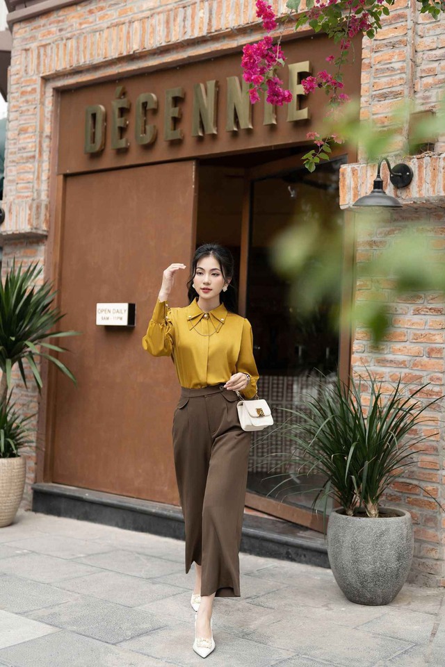 Sơ mi và quần ống rộng: Khi sự thoải mái trở thành tuyên ngôn phong cách- Ảnh 5.